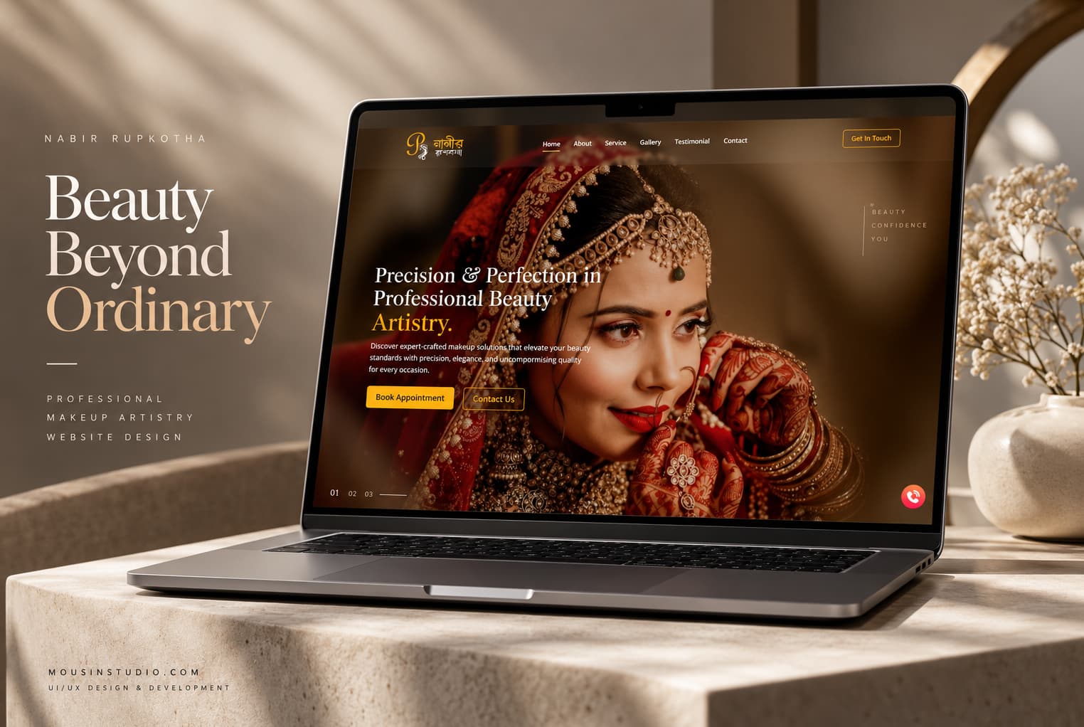 Turning a Kolkata bridal academy into a bookable, browsable digital brand Hero Image